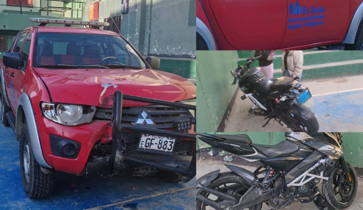 KISHUARÁ: MOTOCICLISTA FALLECE TRAS SER ATROPELLADO POR CAMIONETA DE ESSALUD EN EL SECTOR DE TINTAY
